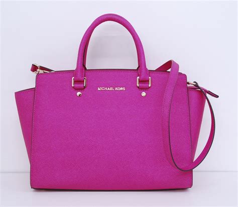 bright pink michael kors purse|michael kors purses hot pink.